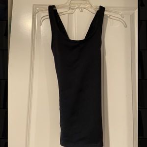 Athleta cross back black workout tank top